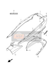 4711114G00, Cover,Frame,R(R, Suzuki, 0